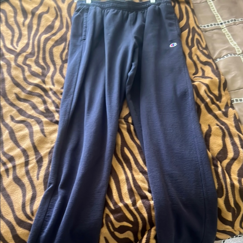 Champion Blue Sweatpants Relaxed Fit Joggers